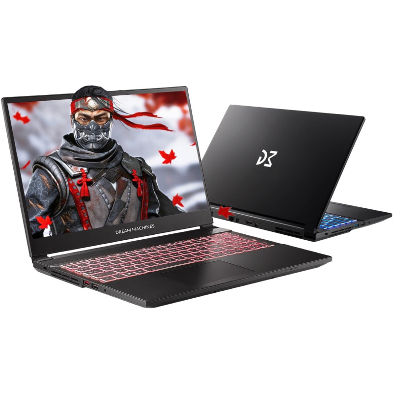 Ноутбук Dream Machines RT5060-15UA29 15.6” FHD 144Hz/Ryzen 7 H255/32 GB/SSD 1TB/RTX5060/2.5GLAN/DOS (RT5060-15UA29)