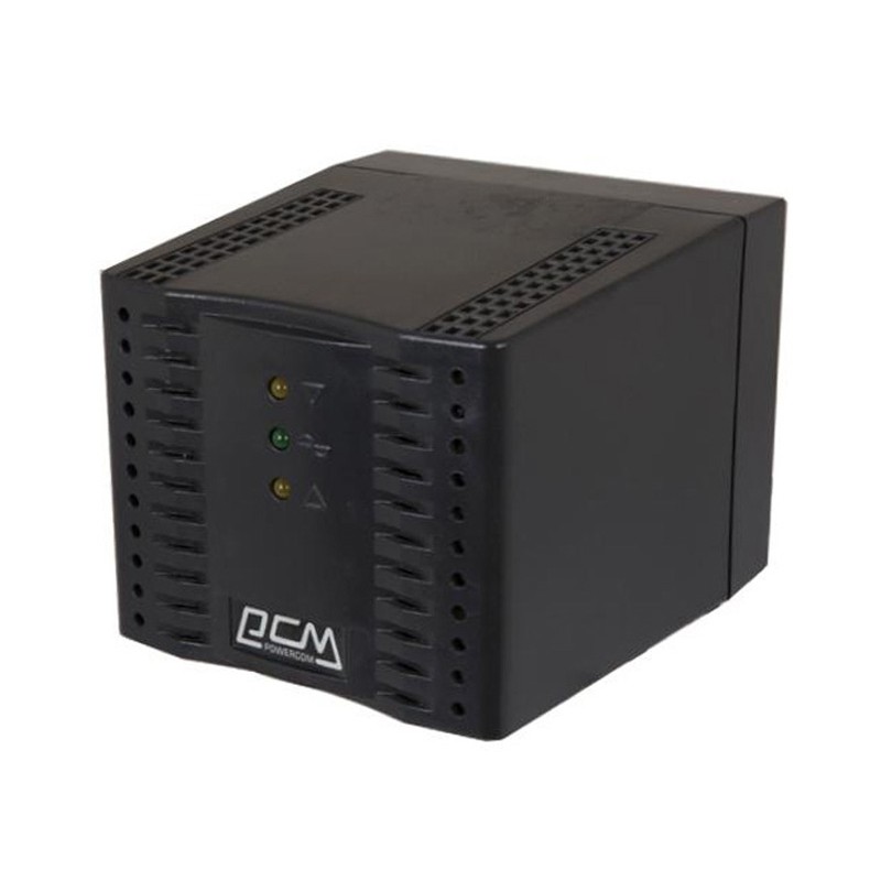 Стабілізатор напруги PowerCom TCA-2000 чорний