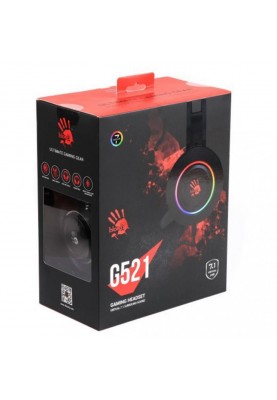 Ігрова гарнітура A4-Tech Bloody G521, підсвітка USB