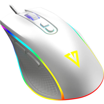Мишка Modecom Veles Volcano, ігрова, 12800dpi., 8кн.,RGB, біла Мишка Modecom Veles Volcano, ігрова, 12800dpi., 8кн.,RGB, біла