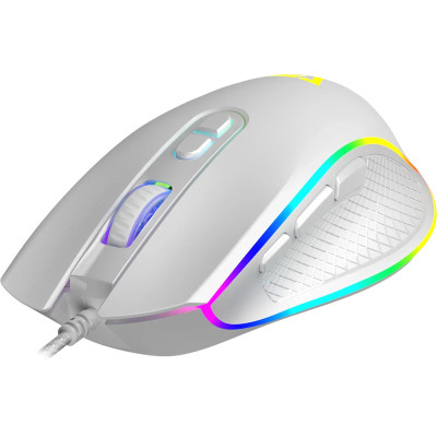 Мишка Modecom Veles Volcano, ігрова, 12800dpi., 8кн.,RGB, біла Мишка Modecom Veles Volcano, ігрова, 12800dpi., 8кн.,RGB, біла