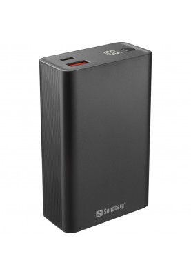 УМБ Sandberg PD 20000mAh 65W, Type-C PD, USB QC 3.0, кабель 100W 0.5m