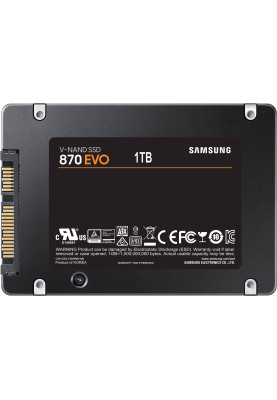 Накопичувач SSD 1TB Samsung 870 EVO SATA III 2.5" V-NAND 3bit MLC