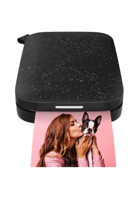 Фотодрукарка портативна HP Sprocket Black (2"x3",313x400dpi,Zink, 64MB,Bluetooth, колір чорний)
