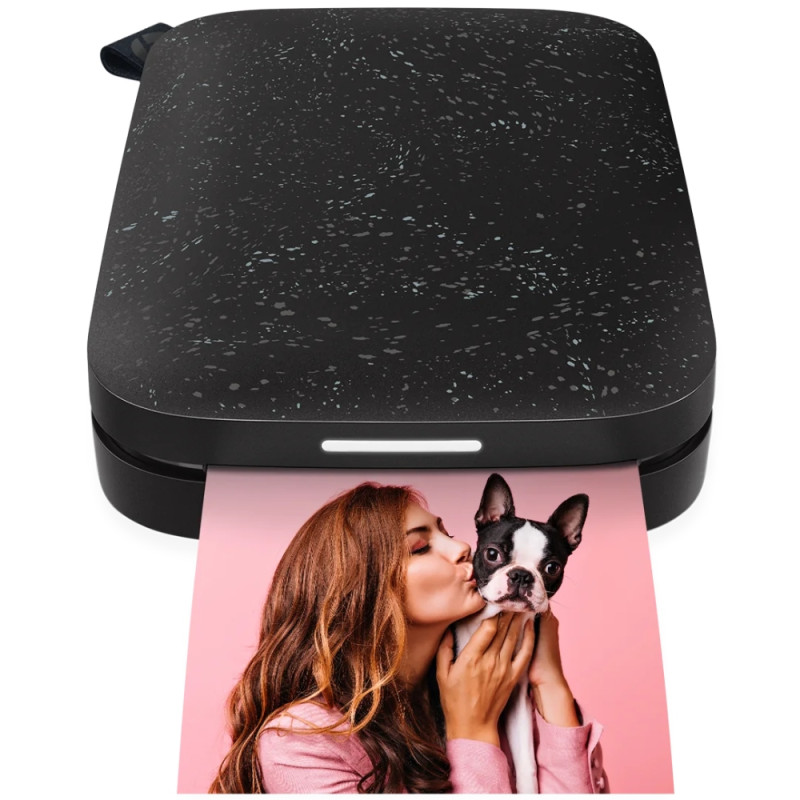 Фотодрукарка портативна HP Sprocket Black (2"x3",313x400dpi,Zink, 64MB,Bluetooth, колір чорний)