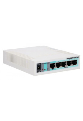 Маршрутизатор безпровідний Mikrotik Routerboard RB951G-2HnD, 2.4Ghz 1000mW AP, 5xGigabit Ethernet, USB, 600MHz CPU, 128MB RAM