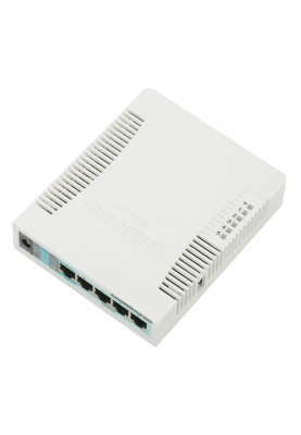 Маршрутизатор безпровідний Mikrotik Routerboard RB951G-2HnD, 2.4Ghz 1000mW AP, 5xGigabit Ethernet, USB, 600MHz CPU, 128MB RAM