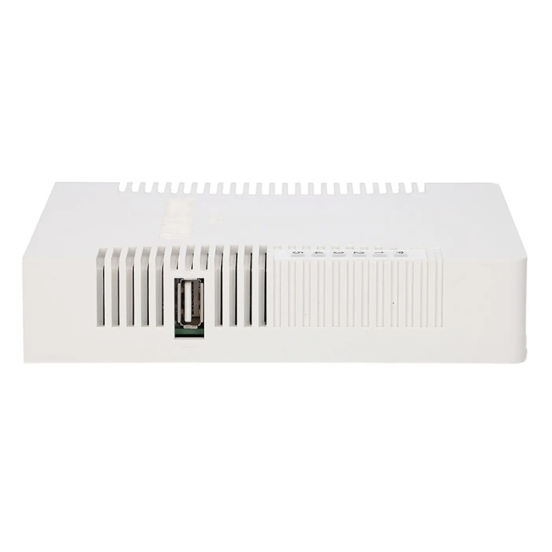 Маршрутизатор безпровідний Mikrotik Routerboard RB951G-2HnD, 2.4Ghz 1000mW AP, 5xGigabit Ethernet, USB, 600MHz CPU, 128MB RAM