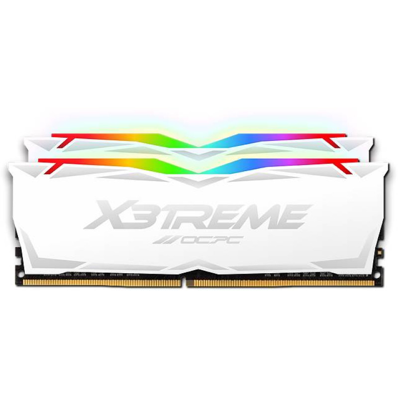 Пам'ять DDR4 32Gb 3600MHz (2*16Gb) OCPC X3 RGB White, Kit