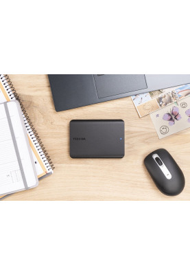 HDD external, USB 3.0  1Tb, Toshiba Canvio Basics 2.5" External (HDTB510EK3AA), чорний