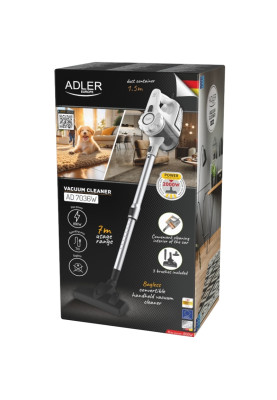 Порохотяг Adler AD 7036w контейнерний/ 800Вт/ 1.5л/ білий
