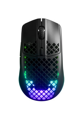 Мишка SteelSeries Aerox 3 Wireless Onyx, RGB, 18000dpi., 6кн., чорна
