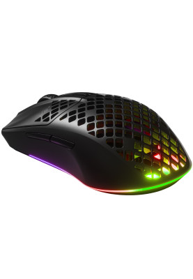 Мишка SteelSeries Aerox 3 Wireless Onyx, RGB, 18000dpi., 6кн., чорна