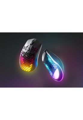 Мишка SteelSeries Aerox 3 Wireless Onyx, RGB, 18000dpi., 6кн., чорна