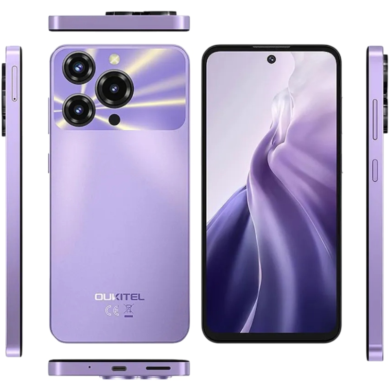 Смартфон Oukitel C69 7.2" HD+ /8GB/512GB/ T606 /6000mAh/ 64+8Мп/ NFC Purple