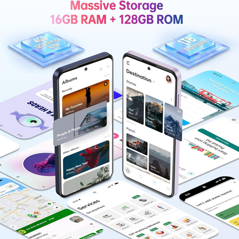 Смартфон Oukitel C69 7.2" HD+ /8GB/512GB/ T606 /6000mAh/ 64+8Мп/ NFC Purple