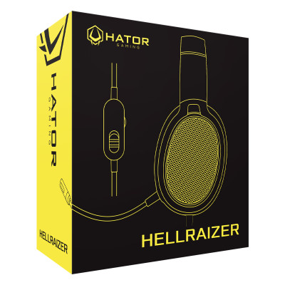 Ігрова гарнiтура Hator Hellraizer Black