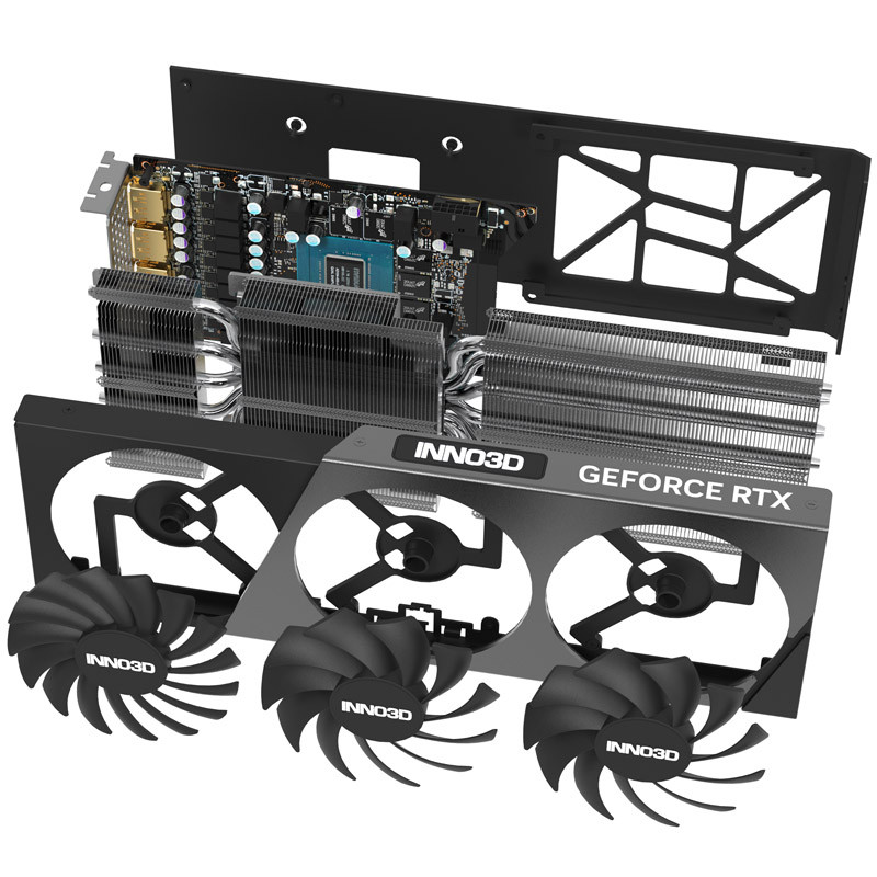 Відеокарта GeForce RTX4070 Ti Inno3D X3 OC, 12GB GDDR6X, 192bit, PCI Express