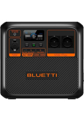 Зарядна станція Bluetti AC180P 1440Wh, 1800W, LiFePO4, Portable Power Station