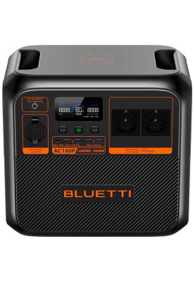 Зарядна станція Bluetti AC180P 1440Wh, 1800W, LiFePO4, Portable Power Station