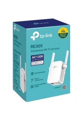 Підсилювач Wi-Fi сигналу TP-Link RE305 802.11ас 2.4/5 ГГц, AC1200, 1хFE LAN