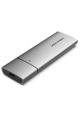 Зовнішня кишеня для SSD M.2 (NVME) M-key USB Type-C 3.2 сіра Vention