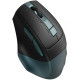 Мишка A4-Tech Fstyler FB35CS, бездротова, 6 кн., 2400 dpi, безшумна, BT+RF (Combo), зелена