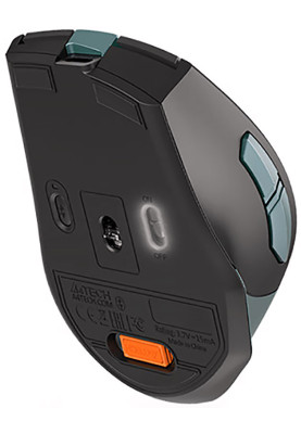 Мишка A4-Tech Fstyler FB35CS, бездротова, 6 кн., 2400 dpi, безшумна, BT+RF (Combo), зелена
