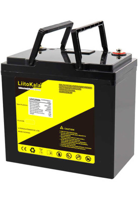 Акумуляторна батарея LiitoKala LiFePO4 12V120Ah, LCD