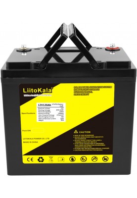 Акумуляторна батарея LiitoKala LiFePO4 12V120Ah, LCD