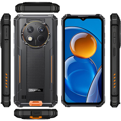 Смартфон Oukitel G1 6.5"HD+ /6GB/256GB/ T606 /10600mAh /48+5Мп/ IP69K /NFC Orange Смартфон Oukitel G1 6.5"HD+ /6GB/256GB/ T606 /10600mAh /48+5Мп/ IP69K /NFC Orange