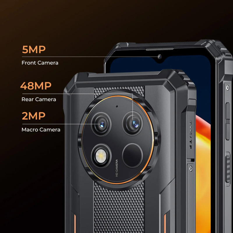 Смартфон Oukitel G1 6.5"HD+ /6GB/256GB T606 /10600mAh /48+5Мп/ IP69K /NFC Orange