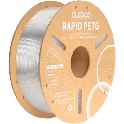 Пластик (Filament) ELEGOO RAPID PETG 1кг, 1.75мм, прозорий