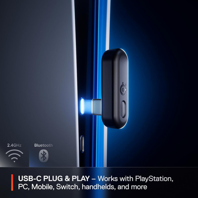 Ігрова гарнітура SteelSeries Arctis Nova 3P Wireless MultiPlatform Aqua