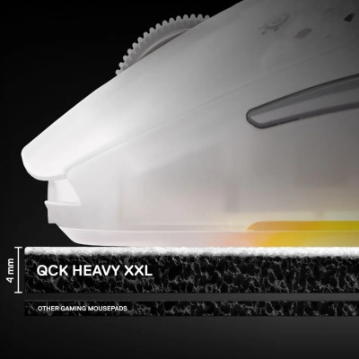 Ігрова поверхня SteelSeries QcK Heavy XXL 900х400х4мм White Ігрова поверхня SteelSeries QcK Heavy XXL 900х400х4мм White