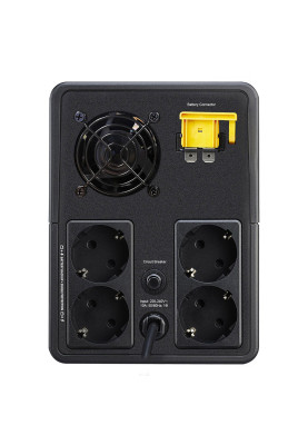 ДБЖ APC Back-UPS 1600VA/900W, USB, 4xSchuko (BX1600MI-GR)