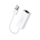 Перехідник USB 2.0 --> Ethernet RJ45 10/100 Mb CR110 UGREEN Білий