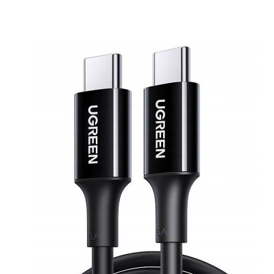 Кабель USB 2.0 Type-C M-M, 2 м, (20V/5A), (100W) Чорний, US300 UGREEN