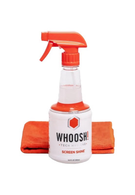 Засіб для чищення Whoosh! RETAIL BOX 500мл розпилювач з мікрофіброю 35см х 35см