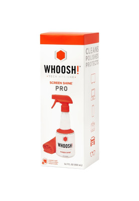 Засіб для чищення Whoosh! RETAIL BOX 500мл розпилювач з мікрофіброю 35см х 35см