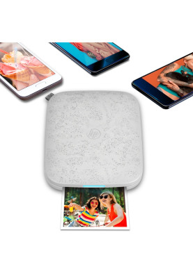 Фотодрукарка портативна HP Sprocket (3"x4",287x505dpi, Zink, 64MB, Bluetooth, колір сірий)