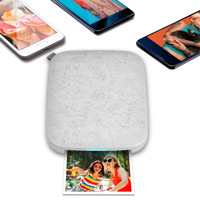Фотодрукарка портативна HP Sprocket (3"x4",287x505dpi, Zink, 64MB, Bluetooth, колір сірий)