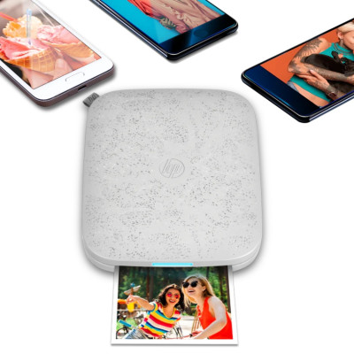 Фотодрукарка портативна HP Sprocket (3"x4",287x505dpi, Zink, 64MB, Bluetooth, колір сірий)
