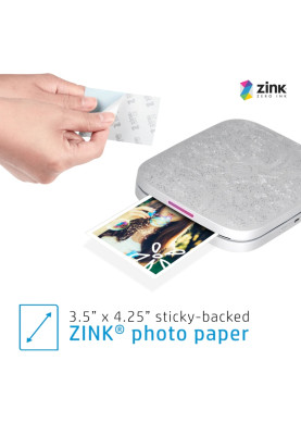 Фотодрукарка портативна HP Sprocket (3"x4",287x505dpi, Zink, 64MB, Bluetooth, колір сірий)