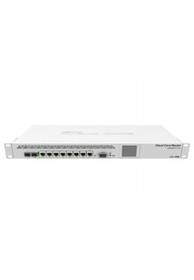 Маршрутизатор Mikrotik CCR1009-7G-1C-1S+, 1Gigabit Ethernet ports: 7, Ethernet/SFP combo ports: 1, S