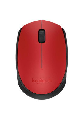 Мишка Logitech M171 бездротова, червона з чорним
