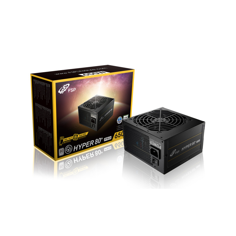 Блок живлення 650W FSP H3-650 HYPER 80+ PRO 120mm Sleeve fan, Retail Box