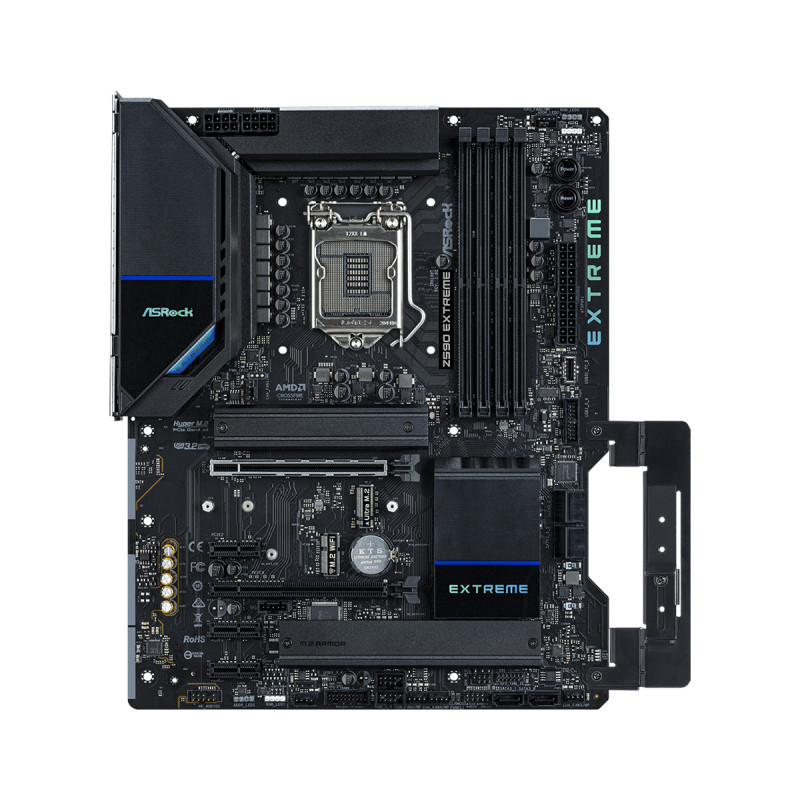 Материнська плата ASRock Z590 EXTREME (1200/Z590, 4*DDR4, 2xPCIex16, 6xSATAІІІ, RAID, 4xM.2, 2.5GLan, 7.1ch, ATX)