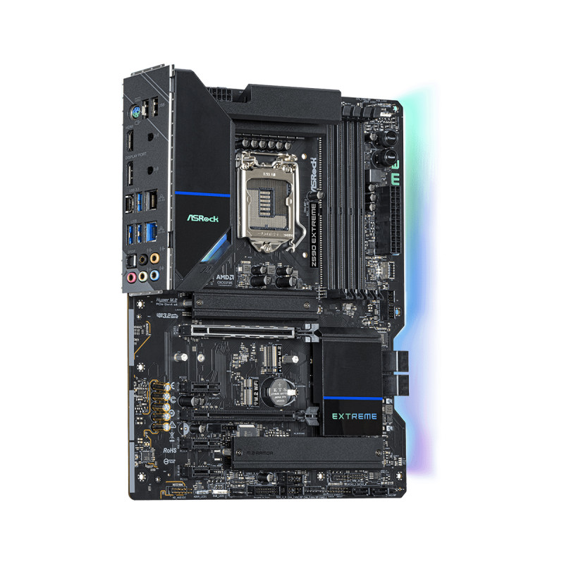 Материнська плата ASRock Z590 EXTREME (1200/Z590, 4*DDR4, 2xPCIex16, 6xSATAІІІ, RAID, 4xM.2, 2.5GLan, 7.1ch, ATX)