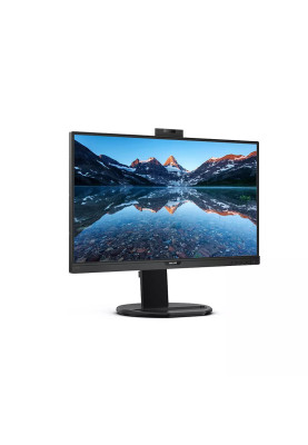 Монітор TFT 27" Philips 276B9H, IPS, QHD, HDMI, DP, USB-C, webcam, Pivot, HAS, колонки, чорний